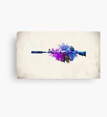 CS:GO M4A1-S Hyper Beast Canvas Print