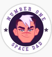 WHOLESOME SPACE DAD Sticker