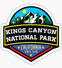 KINGS CANYON NATIONAL PARK CALIFORNIA MOUNTAINS HIKE HIKING CAMP CAMPING 2 Sticker