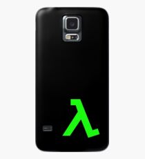 Étui de téléphone noir Lambda Half-Life vert Coque et skin Samsung Galaxy