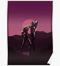 Póster Neo Genesis Evangelion - Eva 01 vs Angel Bardiel