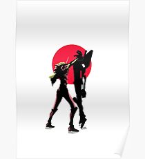 Póster Simple Neo Genesis Evangelion - Eva 01 vs Angel Bardiel