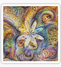 Eight armed starfish #DeepDream Sticker
