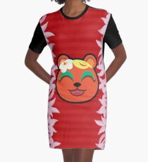CROISEMENT ANIMAL BLEU Robe t-shirt
