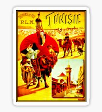 TUNISIA; Vintage Travel Advertising Print Sticker