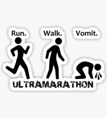 Run. Walk. Vomit. Sticker