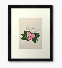 Love Like Anakin Framed Print