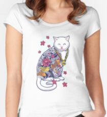 Mob Cat Women's Fitted Scoop T-Shirt
