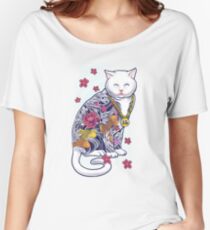Mob Cat Women's Relaxed Fit T-Shirt