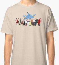 KEIN HINTERGRUND Noch minimalistischer Robin Williams Character Tribute Classic T-Shirt
