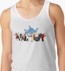 NO BACKGROUND Even More Minimalist Robin Williams Character Tribute Tank Top
