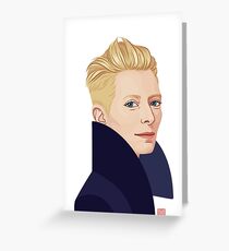 Tilda Swinton Greeting Card