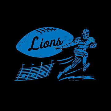 deadmansupplyco Vintage Football - Detroit Lions (White Detroit Wordmark) Women's T-Shirt