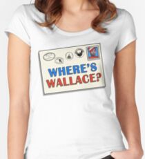 Where's Wallace? (The Wire) Women's Fitted Scoop T-Shirt