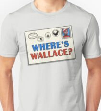 Wo ist Wallace? (Das Kabel) Slim Fit T-Shirt