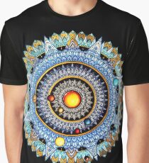 Solar System Mandala Graphic T-Shirt