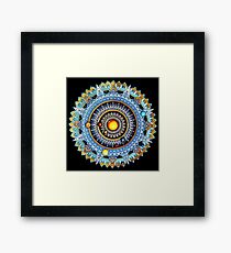 Solar System Mandala Framed Print