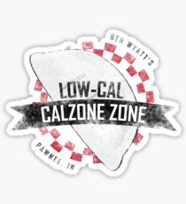 Ben Wyatt's Low-Cal Calzone Zone Sticker
