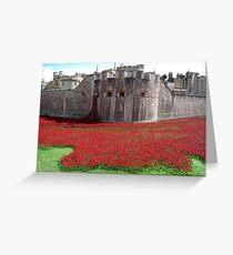 Tower of London Remembers WWI Greeting Card