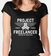 Red vs. Blue - Project Freelancer Women's Fitted Scoop T-Shirt