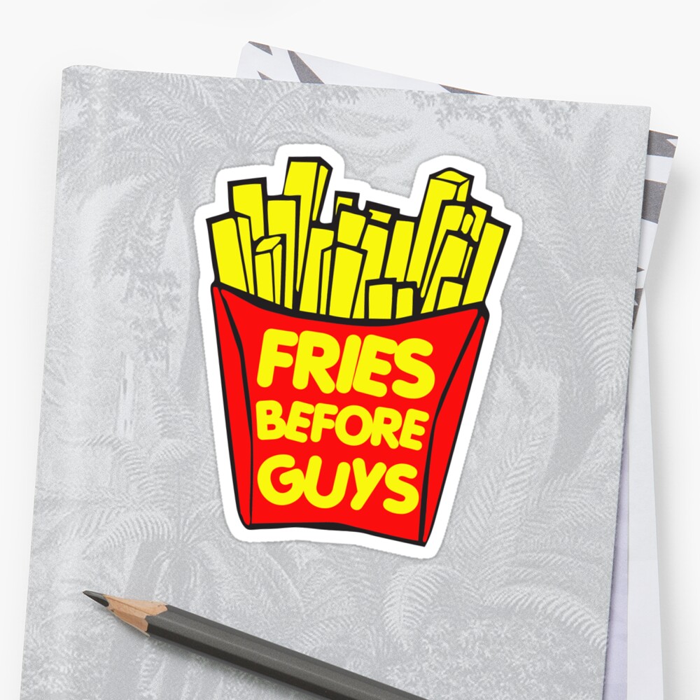 fries before guys plush