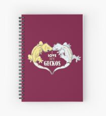 Cuaderno de espiral Amo mis gecos