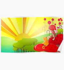 rising sun Poster