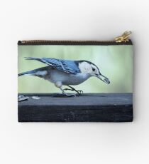 Nuthatch Zipper Pouch