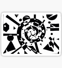Geometric Explosion Sticker