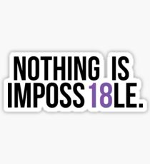 class of 2018 logo Sticker