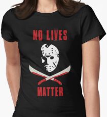 No Lives Matter Women's Fitted T-Shirt