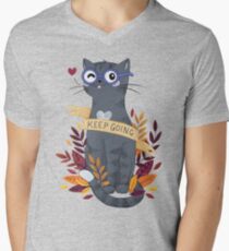 Keep Going Men's V-Neck T-Shirt