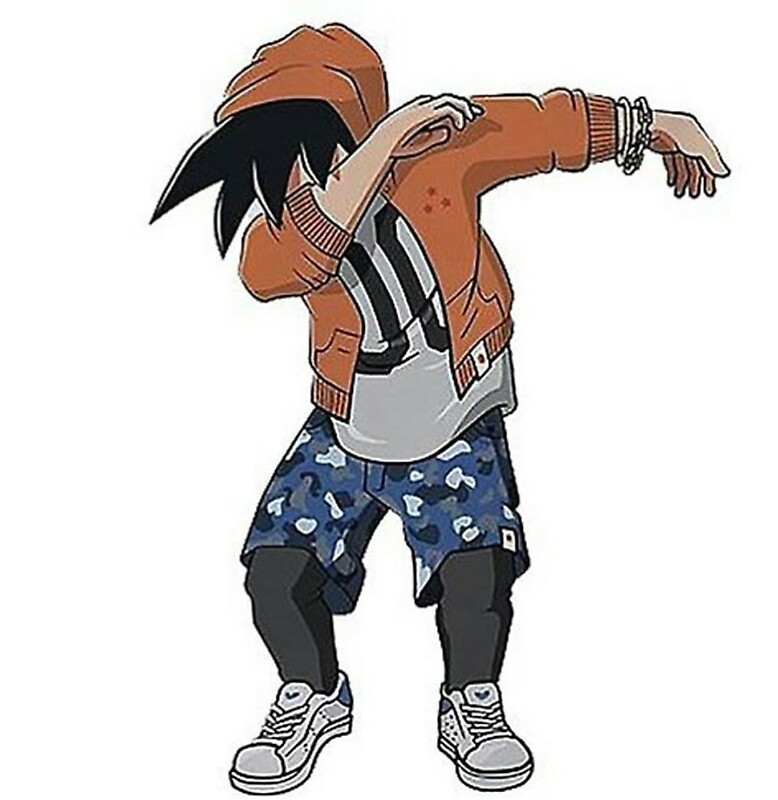goku-dab-stickers-by-dbzgoku-redbubble