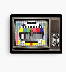 Retro TV Canvas Print