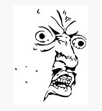 Y U NO - Meme Photographic Print