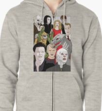 Buffy Big Bad Poster Zipped Hoodie