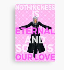 Kingdom Hearts - Xemnas Eternal Love Canvas Print