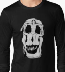 Salvador Dalí's Skulls - BLACK Long Sleeve T-Shirt