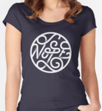 Nope - Typographic Art Women's Fitted Scoop T-Shirt