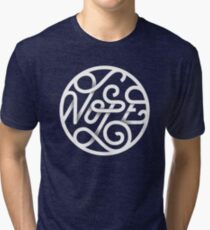 Nope - Typographic Art Tri-blend T-Shirt