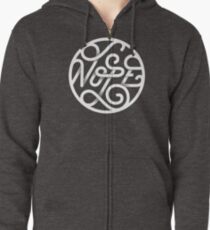 Nope - Typographic Art Zipped Hoodie