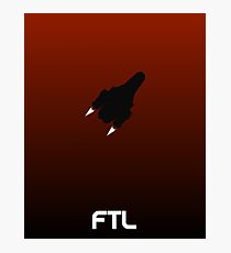 Faster Than Light minimalist poster Photographic Print