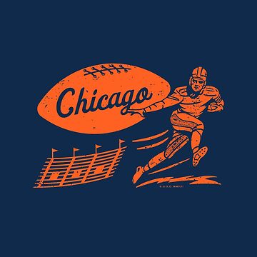 deadmansupplyco Vintage Football - Denver Broncos (Orange Broncos Wordmark) Long Sleeve T-Shirt