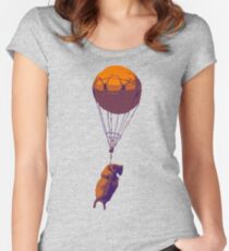 Flying Goat Women's Fitted Scoop T-Shirt