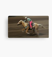 Rodeo Riding A Hurricane Metal Print