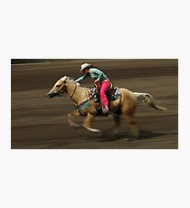Rodeo Riding A Hurricane Photographic Print