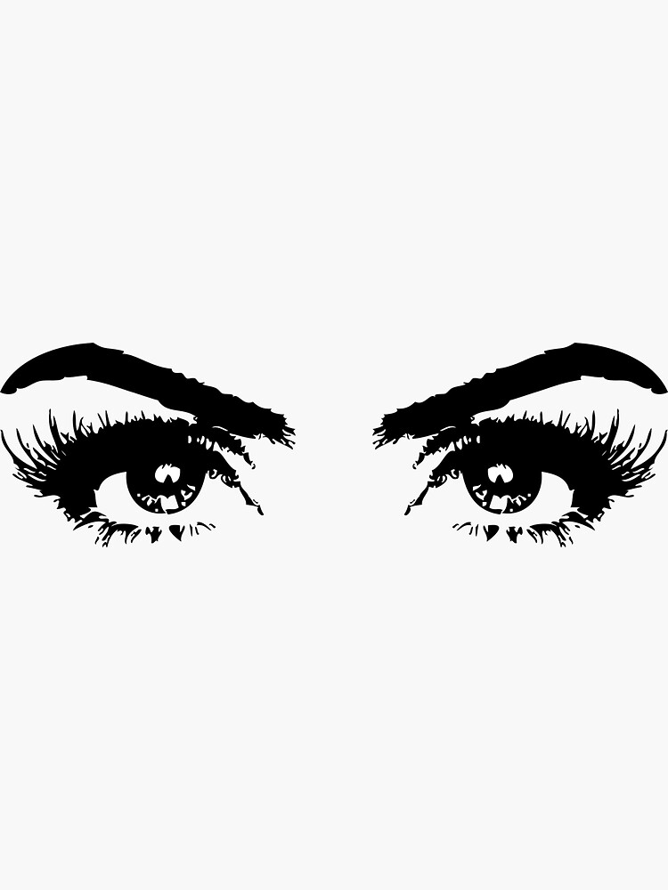 "Eyes" Sticker by maddesigns Redbubble