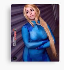 Lienzo zerosuit samus cosplay