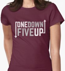 Motorcycle One Down Five Up Gear Shifter Women's Fitted T-Shirt