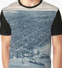 Map Of Key West 1884 Graphic T-Shirt
